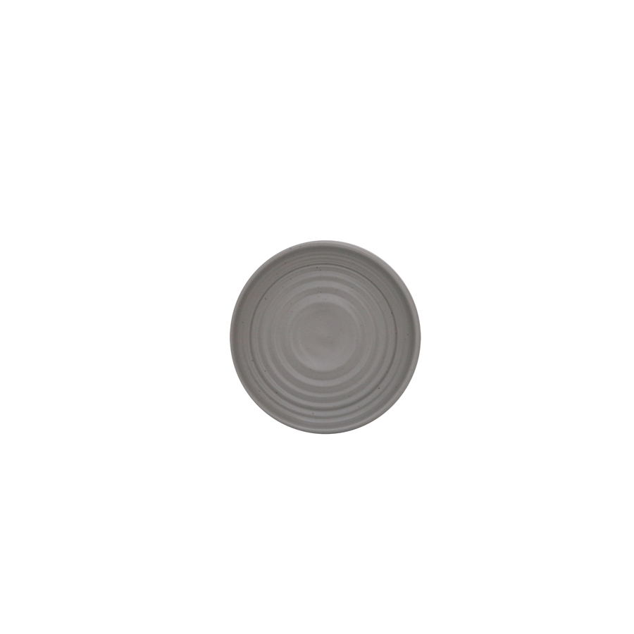 Artisan Pebble Vitrified Fine China Grey Round Stacking Tapas Bowl 14cm