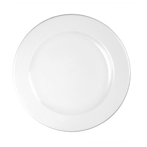 Churchill Profile Vitrified Porcelain White Round Plate 30.5cm