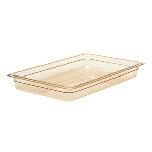 Cambro Gastronorm Container High Heat 1/1 Amber Polycarbonate 325x65mm