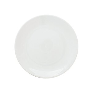 Great White Porcelain Round Coupe Plate 26cm