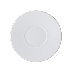 Astera Style Vitrified Porcelain White Round Saucer 14cm