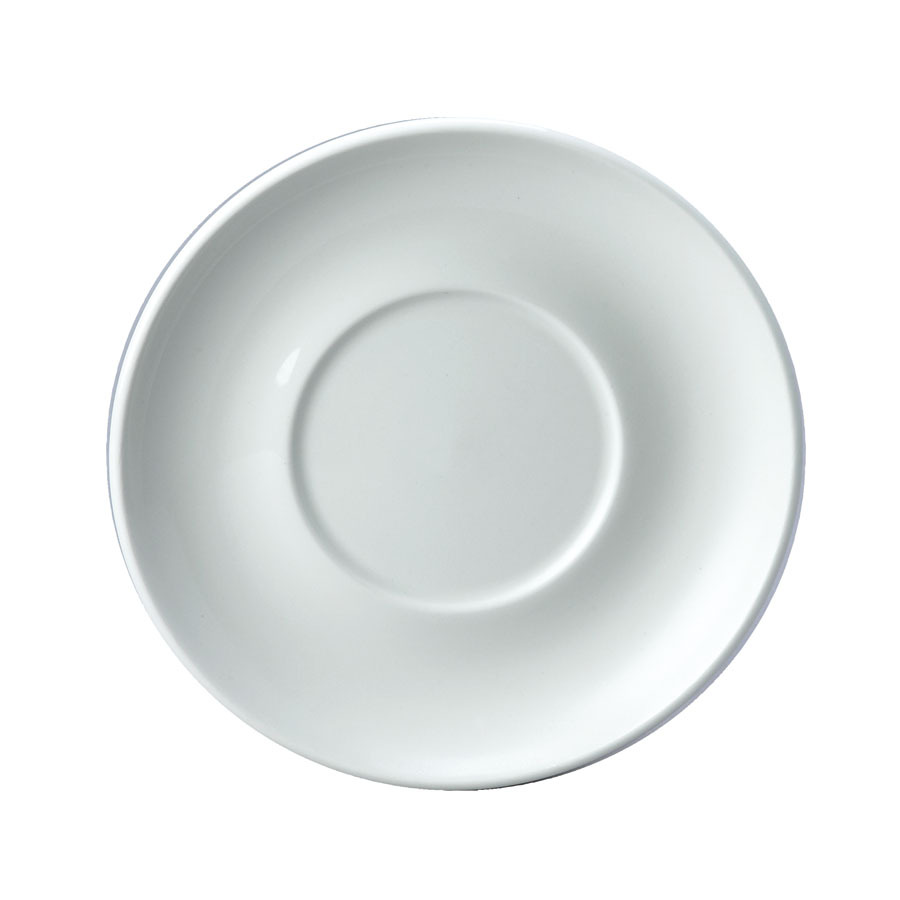 Churchill Compact Vitrified Porcelain White Round Saucer 15.25cm For B8513 & B8305