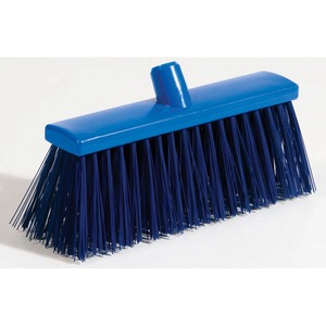 Hillbrush Professional Hygiene Broom Head Stiff Polyester Blue 280x58mm