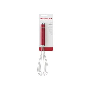 KitchenAid Empire Red Classic Stainless Steel Flat Whisk 29.3cm