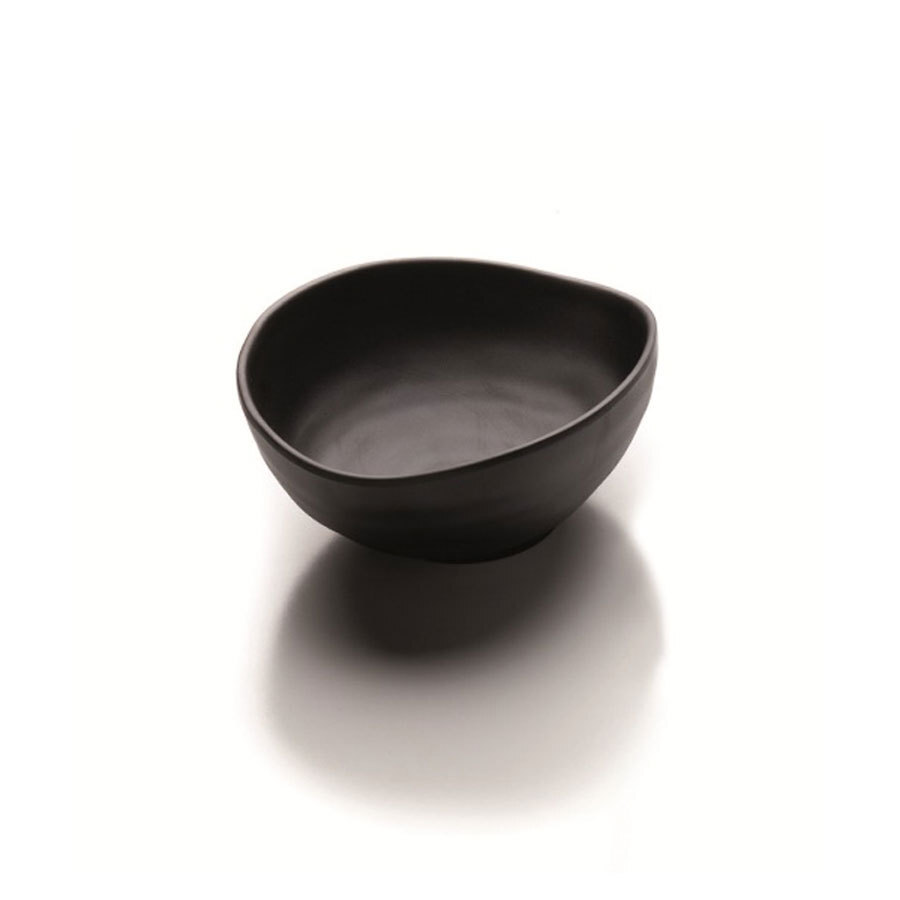 Steelite Melamine Zen Black Round Bowl 24.1cm 9 7/16 Inch 95.0cl 33oz