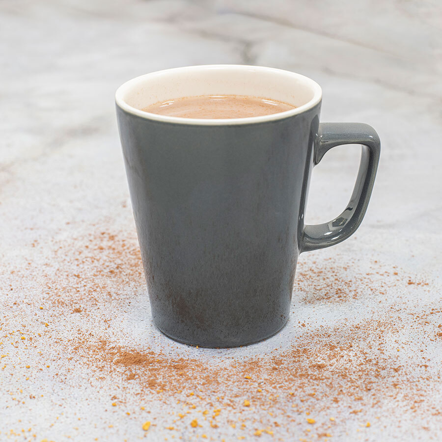 Superwhite Café Porcelain Grey Latte Mug 34cl 12oz