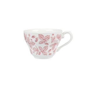 Churchill Vintage Prints Vitrified Porcelain Cranberry Bramble Georgian Teacup 7oz