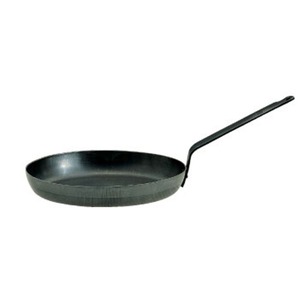 deBuyer Carbone Plus Frying Pan Black Iron 40cm Oval