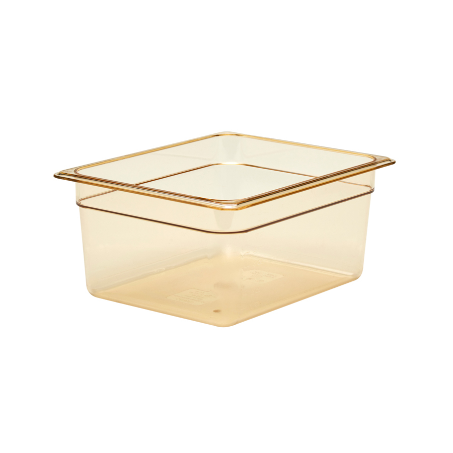 Cambro Gastronorm Container High Heat 1/2 Amber Polycarbonate 265x150mm