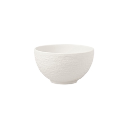 Villeroy & Boch Manufacture White Glacier Porcelain Round Rice Bowl 14cm