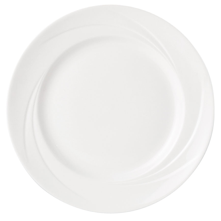 Steelite Alvo Vitrified Porcelain Round White Plate 16.5cm