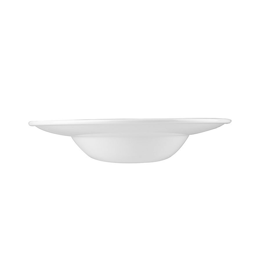 Churchill Profile Vitrified Porcelain White Round Wide Rim Bowl 24cm 28.4cl 10oz