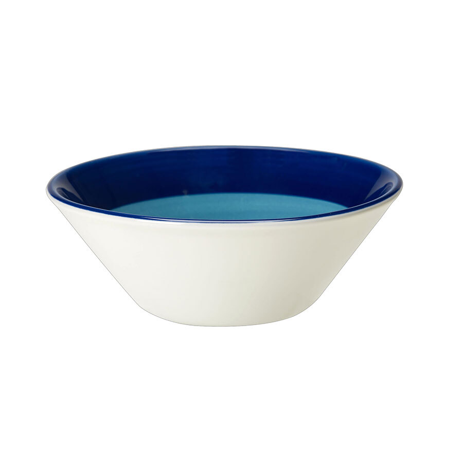 Steelite Freedon Vitrified Porcelain Blue Round Essence Bowl 14cm 5 1/2 Inch 11.7oz