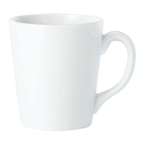 Steelite Simplicity Vitrified Porcelain White Coffee House Mug 34cl