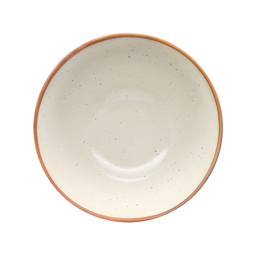 Artisan Coast Vitrified Fine China Cream Round Side Bowl 16cm