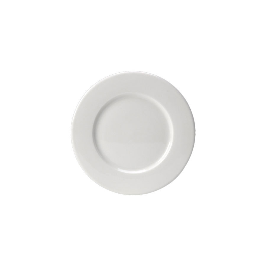 Steelite Monaco Vitrified Porcelain White Round Fine Dining Wide Rim Plate 16cm