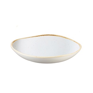 Churchill Stonecast Vitrified Porcelain Barley White Organic Round Bowl 25.3cm 110cl 38.7oz
