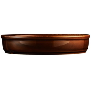 Churchill Art De Cuisine Stoneware Menu Cookware Brown Round Mezze Dish 17cm 40cl 14.1oz