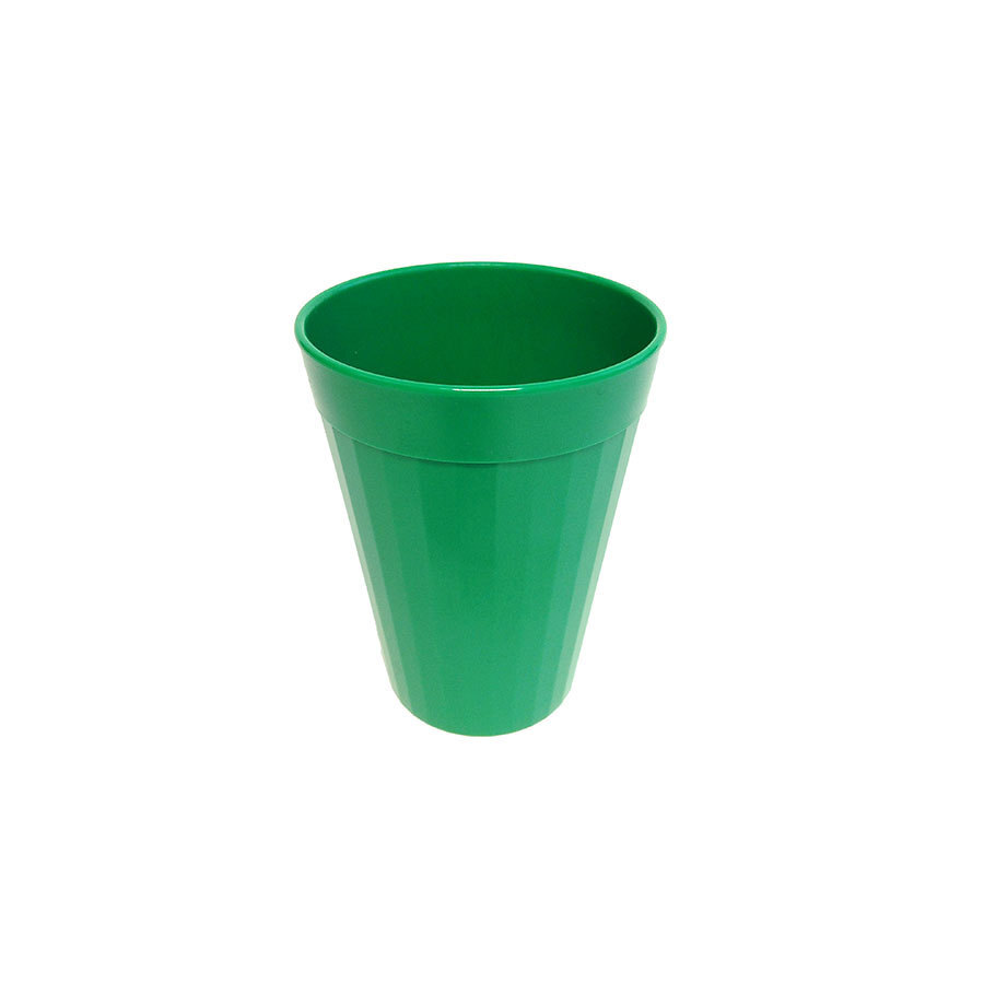 Harfield Polycarbonate Green Fluted Tumbler 7oz