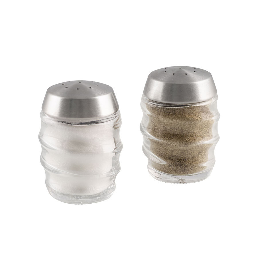 Cole & Mason Bray Glass Salt & Pepper Shaker Set 7cm