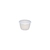 KitchenCraft White Polypropylene Round Pudding Basin With Lid 7cm 150ml