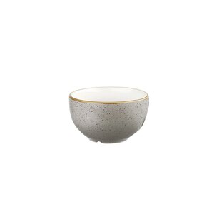Churchill Stonecast Vitrified Porcelain Peppercorn Grey Open Sugar Bowl 22.7cl 8oz