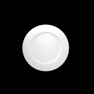 Crème Monet Vitrified Porcelain White Round Rim Plate 21cm
