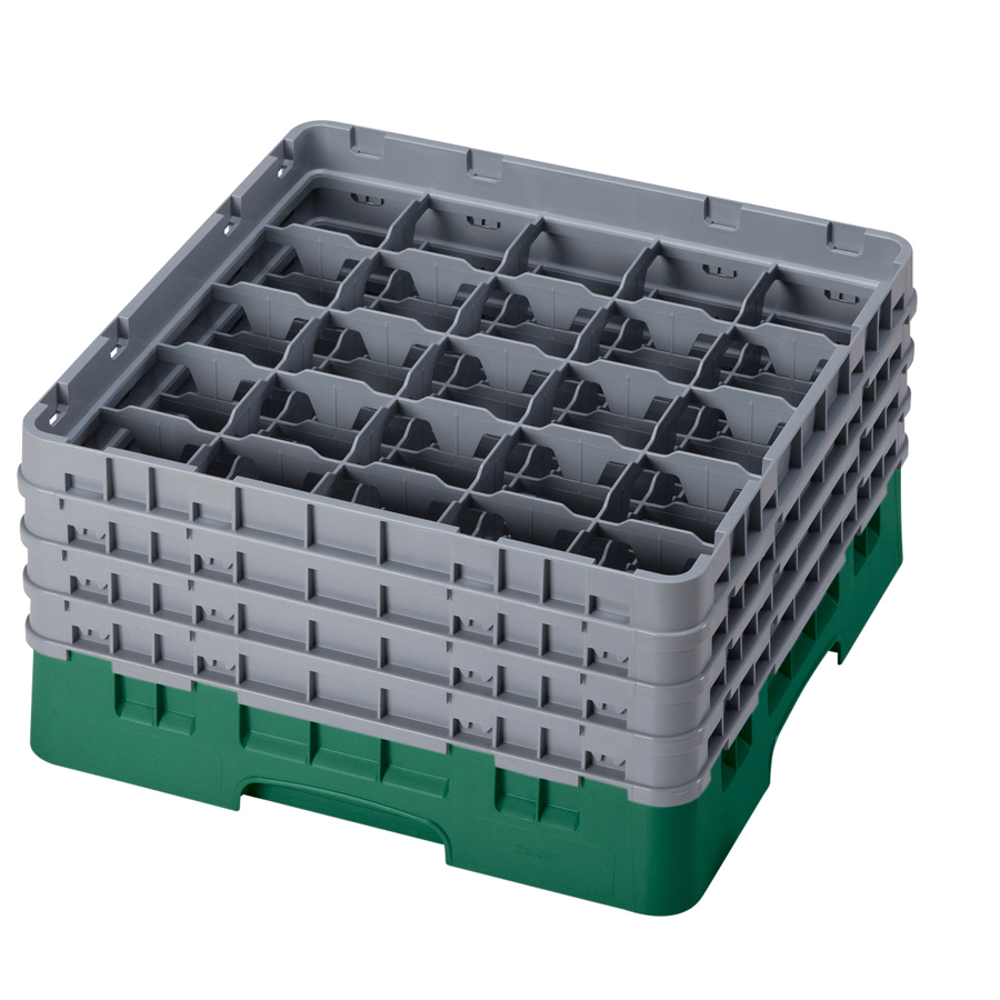 Cambro Camrack Glass Rack 25 Compartments Green