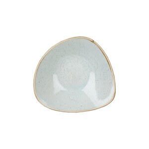 Churchill Stonecast Vitrified Porcelain Duck Egg Blue Triangular Bowl 23.5cm 60cl 21.1oz