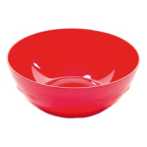 Harfield Polycarbonate Red Round Large Salad Bowl 24cm