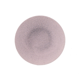 Artisan Armeria Vitrified Stoneware Round Pink Coupe Plate 21cm