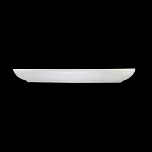 Artisan Crème Vitrified Fine China White Round Coupe Plate 27cm