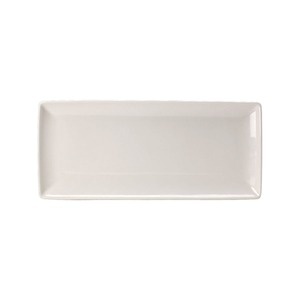 Steelite Taste Vitrified Porcelain White Rectangular Plate 19x33cm