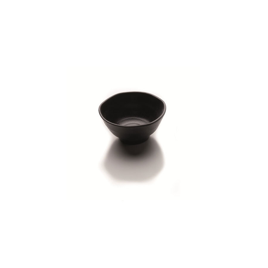 Steelite Melamine Zen Black Round Bowl 11.4cm 4 1/2 Inch 24.0cl 8oz