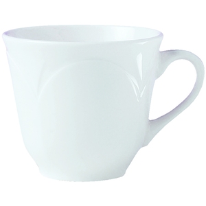 Steelite Bianco Vitrified Porcelain White Cup 22.75cl