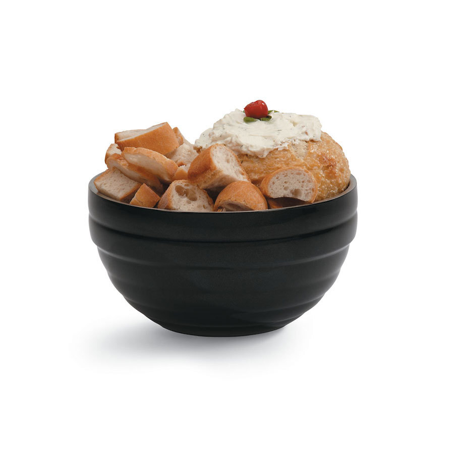 Black Round Insulated Serving Bowl 9.6 Litre