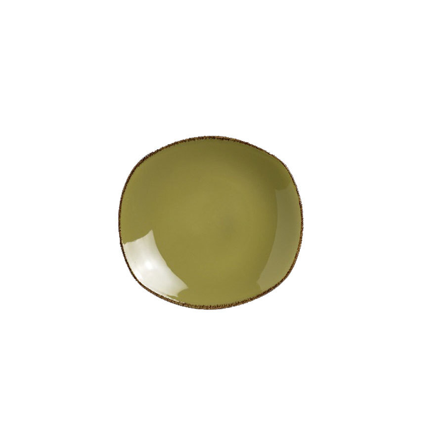 Steelite Terramesa Vitrified Porcelain Olive Round Spice Plate 15.25cm