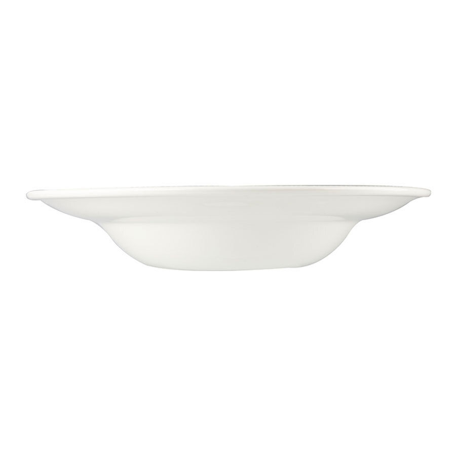 Churchill Bamboo Vitrified Porcelain White Wide Rim Bowl 11 Inch 27.9cm