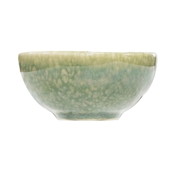 Artisan Heligan Vitrified Stoneware Green Round Dip Bowl 2.5oz