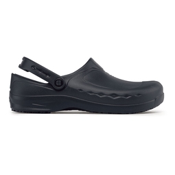 Shoes For Crews Zinc Unisex Black Slip Resistant Clog