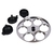 KitchenCraft Stainless Steel Six Hole Egg Poacher 28cm