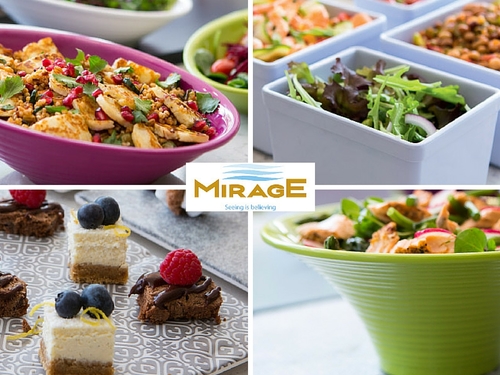 The Mirage collection of melamine tableware exclusively available from Lockhart Catering Equipment