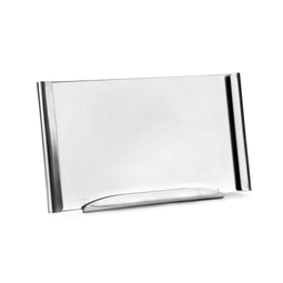 DW Haber Stainless Steel Standing Card Holder 9.8cm