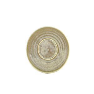 Genware Terra Porcelain Matte Grey Round Saucer 11.5cm
