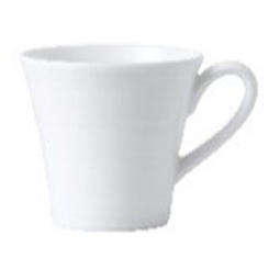 Wedgwood Fusion Bone China White Embossed Tall Teacup 25cl