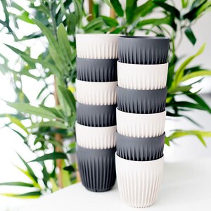 Huskee Reusable Cup Charcoal 6 oz