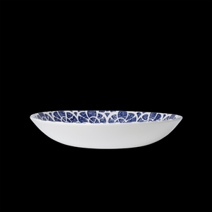 Steelite Ink Vitrified Porcelain Nomad Blue Round Coupe Bowl 21.6cm