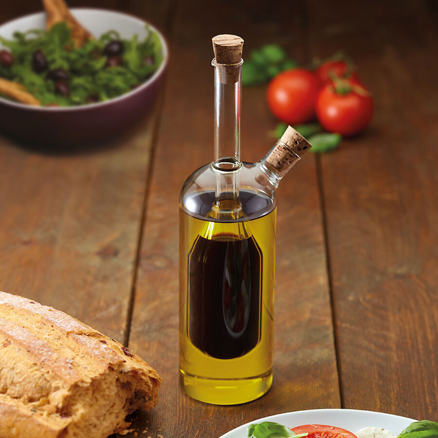 World of Flavours Italian Dual Oil & Vinegar Bottle