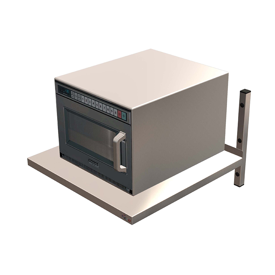 Quick Service Microwave Shelf - Medium Duty - 560 x 460mm
