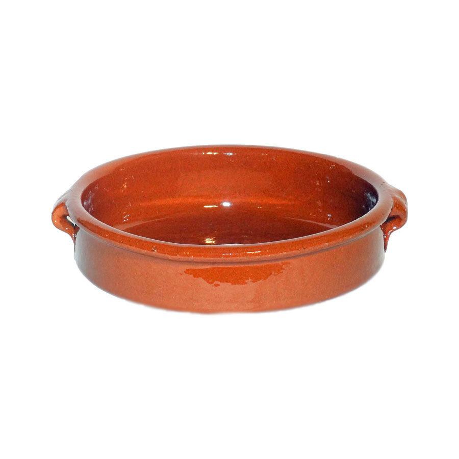 ABS Pottery Emilio Terracotta Brown Round Dish 23cm